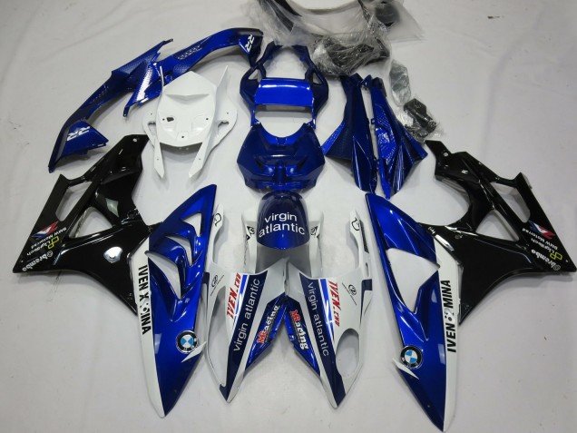 Alienígena Azul & Blanco 09-14 S1000RR Carenados Moto