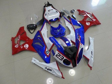 Alienígena Azul & Blanco 09-14 S1000RR Carenados Moto