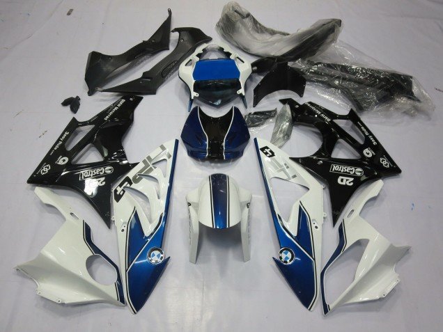 Alienígena Azul & Blanco 09-14 S1000RR Carenados Moto