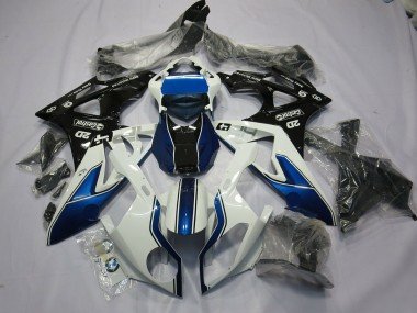 Alienígena Azul & Blanco 09-14 S1000RR Carenados Moto