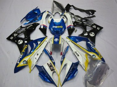 Alienígena Azul & Blanco 09-14 S1000RR Carenados Moto