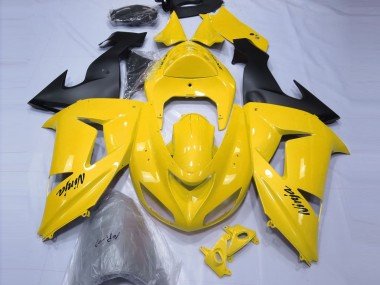 Amarillo Brillante 06-07 ZX10R Carenados Moto