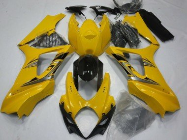 Amarillo Brillante 07-08 GSXR 1000 Carenados Moto