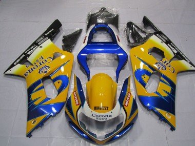 Amarillo Corona 01-03 GSXR 600-750 Carenados Moto