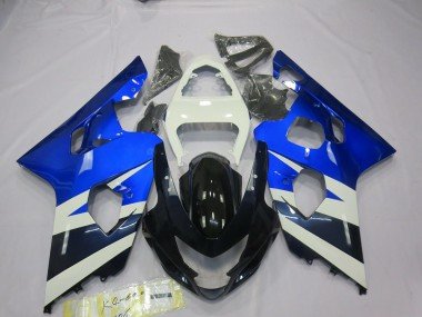 Azul Blanco 04-05 GSXR 600-750 Carenados Moto