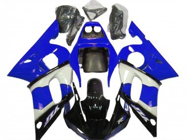 Azul Blanco & Negro 98-02 R6 Carenados Moto