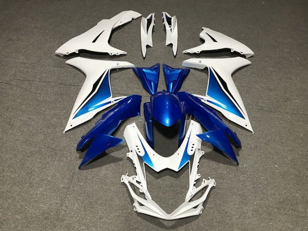 Azul Blanco Personalizado 11-24 GSXR 600-750 Carenados Moto