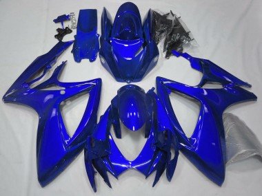 Azul Brillante Liso 06-07 GSXR 600-750 Carenados Moto