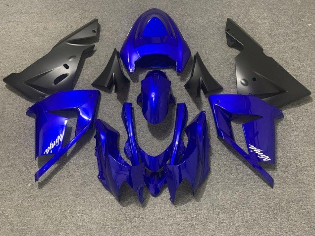 Azul Brillante & Negro 04-05 ZX10R Carenados Moto