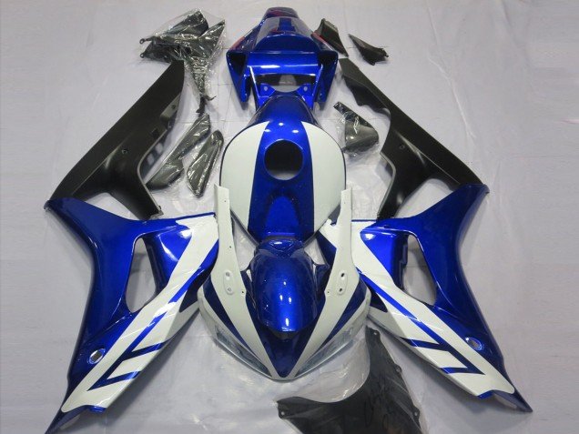 Azul Brillante & Plata 06-07 CBR1000RR Carenados Moto