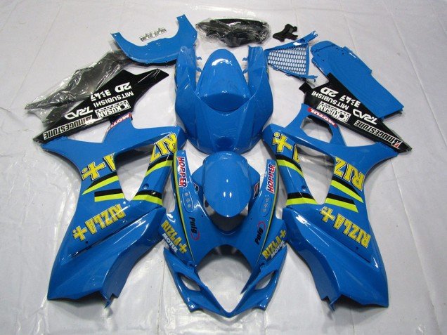 Azul Brillante Rizla 07-08 GSXR 1000 Carenados Moto