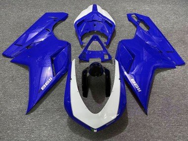 Azul Brillante Sp 07-14 Ducati 848 1098 1198 Carenados Moto