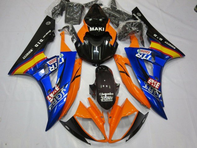 Azul Naranja 06-07 R6 Carenados Moto