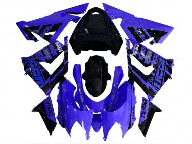 Azul & Negro & Logotipos 04-05 ZX10R Carenados Moto