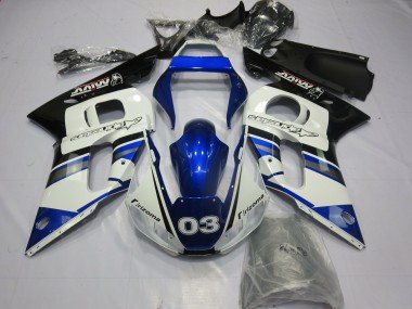 Azul & Plata 98-02 R6 Carenados Moto