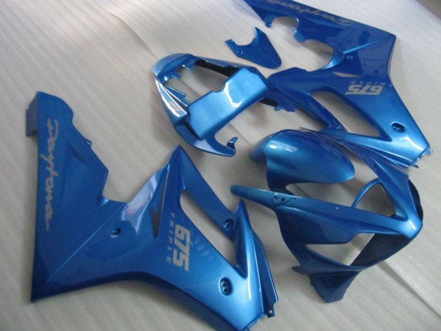 Azul Vibrante 06-08 Daytona 675 Carenados Moto