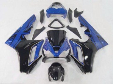 Bandera Azul / Negro 06-08 Daytona 675 Carenados Moto