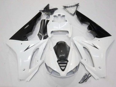 Blanco Brillante 09-12 Daytona 675 Carenados Moto