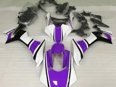 Blanco Brillante Morado & Negro 15-19 R1 Carenados Moto