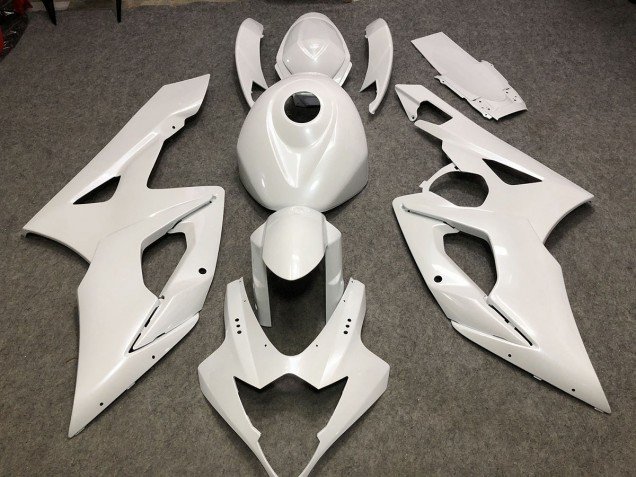 Blanco Brillo Liso 05-06 GSXR 1000 Carenados Moto