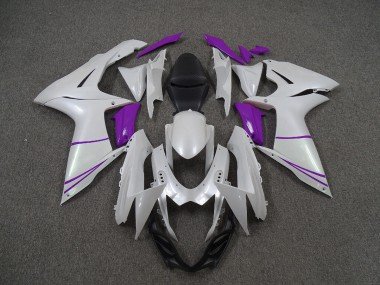 Blanco Perla & Morado 11-24 GSXR 600-750 Carenados Moto