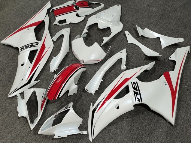 Blanco Perla Personalizado 08-16 R6 Carenados Moto