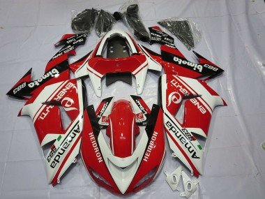 Blanco Rojo 06-07 ZX10R Carenados Moto