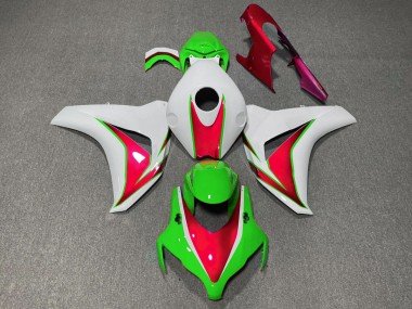 Brillo Verde & Rojo 08-11 CBR1000RR Carenados Moto