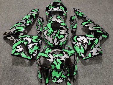 Camuflaje & Verde Claro 05-06 CBR600RR Carenados Moto