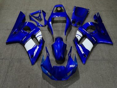 Diseño Azul Blanco 98-02 R6 Carenados Moto