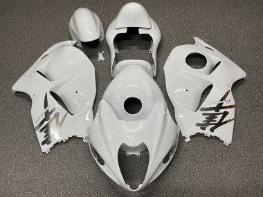 Diseño Blanco Brillante 97-07 GSXR 1300 Carenados Moto