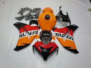 Diseño De Estilo Clásico Repsol 08-11 CBR1000RR Carenados Moto