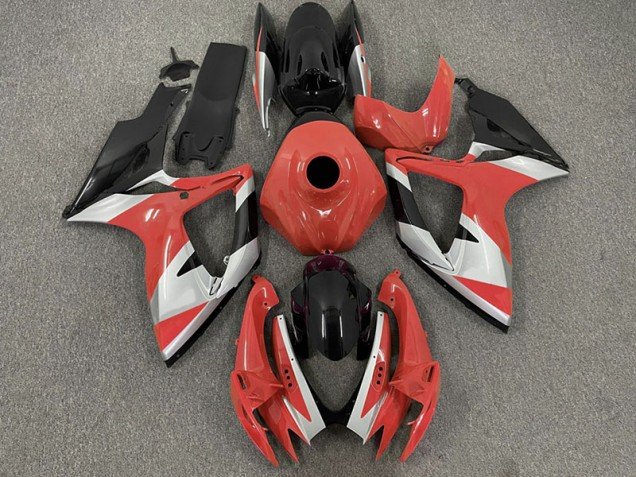 Diseño Rojo 06-07 GSXR 600-750 Carenados Moto