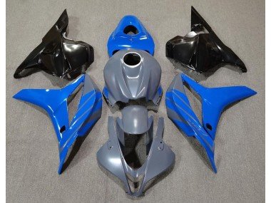 Doble Azul Sobre Gris 09-12 CBR600RR Carenados Moto