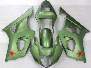 Ejercito Verde 03-04 GSXR 1000 Carenados Moto