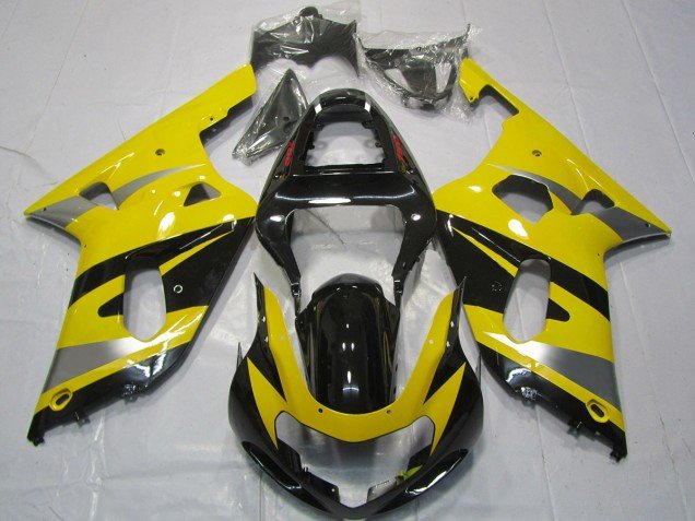 Estilo Amarillo OEM 01-03 GSXR 600-750 Carenados Moto