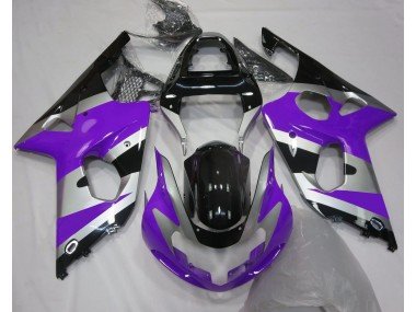 Estilo Morado Plateado OEM 00-02 GSXR 1000 Carenados Moto