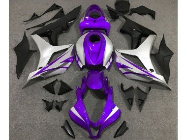 Estilo Morado & Plateado OEM 07-08 CBR600RR Carenados Moto