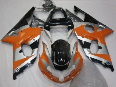 Estilo Naranja Plateado OEM 00-02 GSXR 1000 Carenados Moto