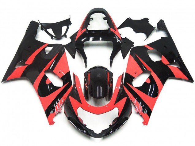 Estilo Personalizado OEM Rojo Claro 01-03 GSXR 600-750 Carenados Moto