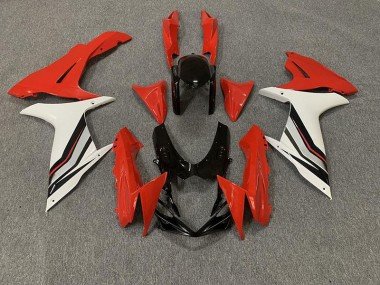 Estilo Rojo & Blanco Brillante 11-24 GSXR 600-750 Carenados Moto