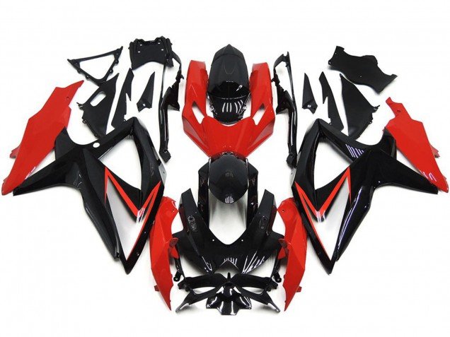 Estilo Rojo Personalizado OEM 08-10 GSXR 600-750 Carenados Moto