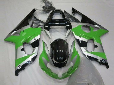 Estilo Verde Plateado OEM 00-02 GSXR 1000 Carenados Moto