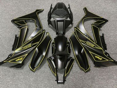 Forro Negro Mate & Amarillo 11-15 ZX10R Carenados Moto