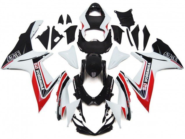 Kit De Estilo Personalizado Rojo 11-24 GSXR 600-750 Carenados Moto