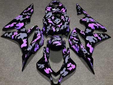 Morado & Gris Camuflaje 07-08 CBR600RR Carenados Moto