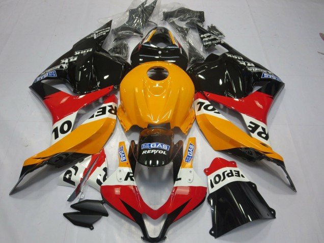 Naranja Claro Repsol 09-12 CBR600RR Carenados Moto