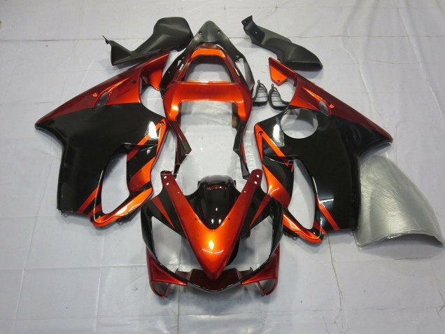 Naranja Intenso & Negro 01-03 CBR600 F4i Carenados Moto