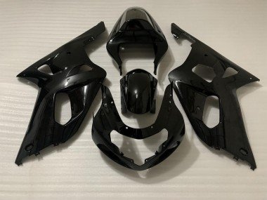 Negro Brillo 01-03 GSXR 600-750 Carenados Moto