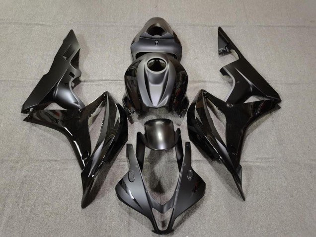 Negro Mate & Brillante 07-08 CBR600RR Carenados Moto